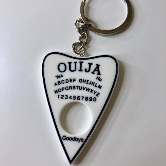 Handmade Ouija Planchette Keychains - Picture 6 of 7
